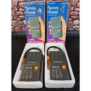 Archer Space Patrol Walkie-Talkie Vintage 1970s #B14